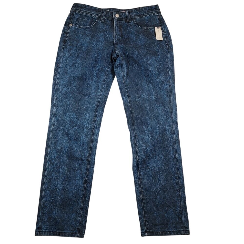 NWT Pilcro Anthropologie Women's Boyfriend Slim Jean Sz 27 Blue Denim